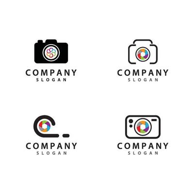 Camera vector icon set