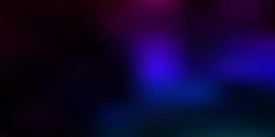 Dark multicolor vector blurred template.