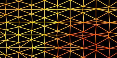 Dark yellow vector geometric polygonal wallpaper.