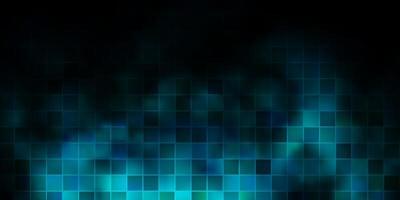 Dark BLUE vector background with rectangles.