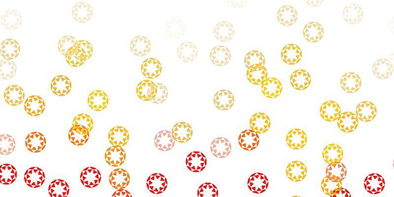 Light orange vector pattern with spheres.