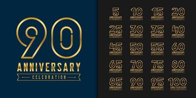 70 Anniversary celebration design, luxurious golden color 70 years  Anniversary design. 11124149 Vector Art at Vecteezy
