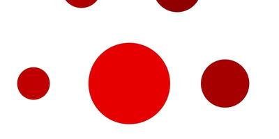 Light Red vector backdrop with dots.