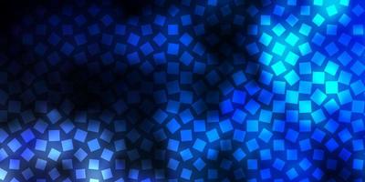 Dark BLUE vector background with rectangles.