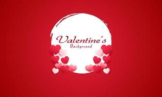 Happy valentine day background vector