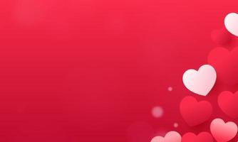 Happy valentine day background vector