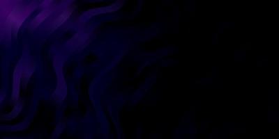 Dark Purple, Pink vector background with wry lines.