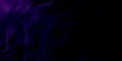 Dark Purple, Pink vector background with wry lines.