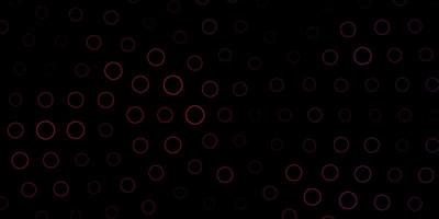 Dark Purple vector background with circles.