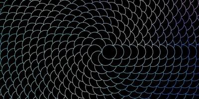Dark Pink, Blue vector background with circles.