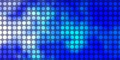 Light Pink, Blue vector background with circles.