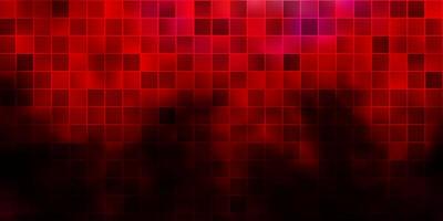 Dark Pink, Red vector background with rectangles.