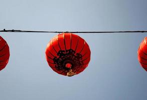 Red Chinese lantern photo