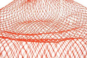 Orange mesh net photo