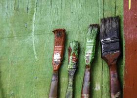 Set of paintbrushes photo