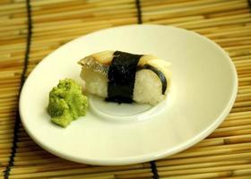 sashimi y wasabi
