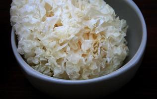 Chinese herbal medicine in a bowl photo