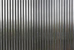 Corrugated metal texture photo