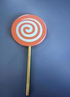 Lollipop made from wood photo