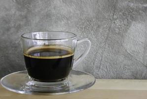 Clear espresso cup photo