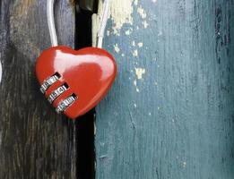 Heart shaped lock photo