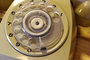 Old rotary phone photo