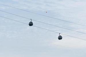 Cable cars in SIngapore photo