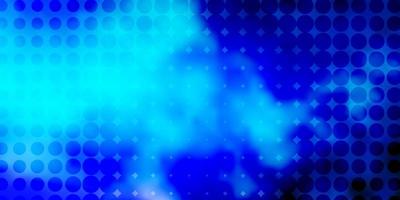 Light Pink, Blue vector layout with circles.