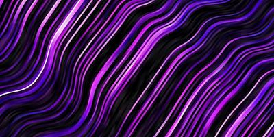 Dark Purple vector texture with wry lines.