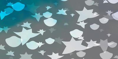 Light Pink, Blue vector texture with circles, stars.