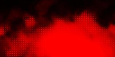 Dark Red vector template with circles.