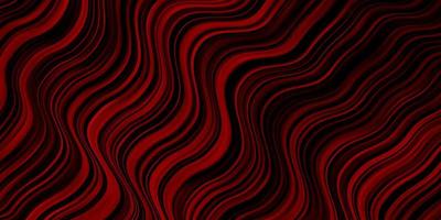 Dark Red vector backdrop with curves.