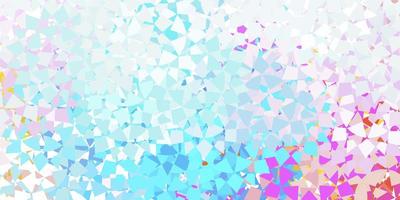 Light blue vector texture with triangular style.