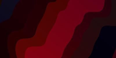 Dark Red vector pattern with curves.