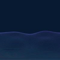 Abstract wave element for design. Stylized line art background. vector