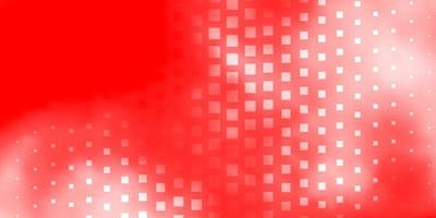 Light Red vector background with rectangles.