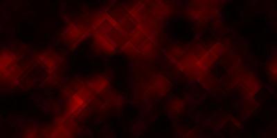 Dark Red vector pattern in square style.