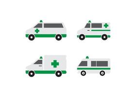 Ambulance icon design template vector isolated illustration