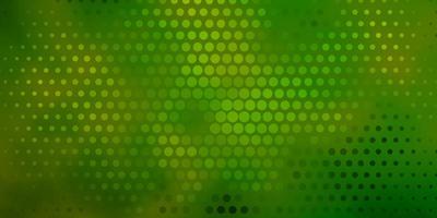 Dark Green Background with Circles vector