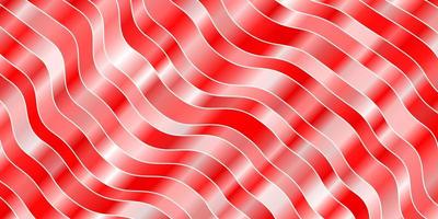 Light Red vector template with curves.