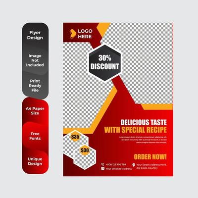 Restaurant menu template