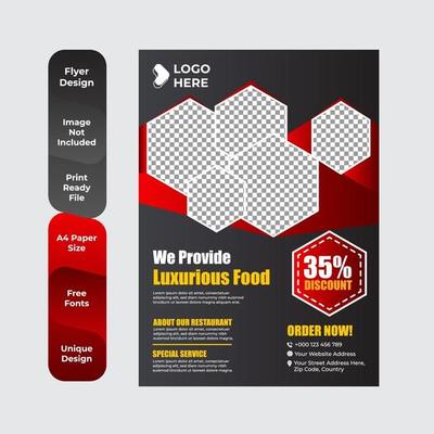 Healthy Meal Restaurant menu template