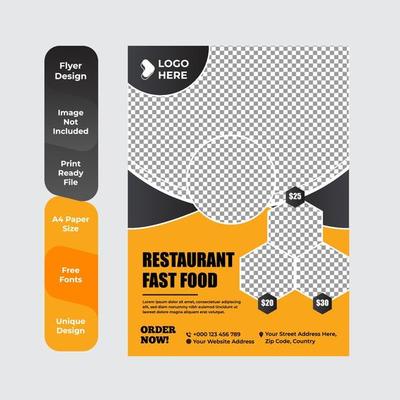 Buffet Delicious Food Brochure or Flyer Design