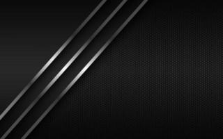 Abstact background with silver lines on overlapped layers and polygonal pattern. Template for your banner and presentation. Modern vector design illustration