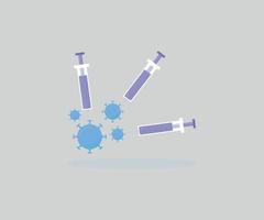 Corona virus vaccine injection for fight with covid 19