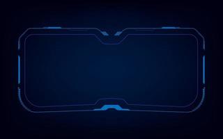 abstract hud ui gui future futuristic screen system virtual design vector