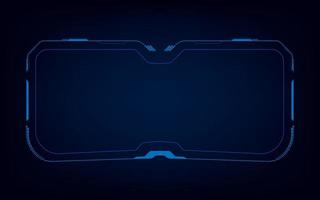 abstract hud ui gui future futuristic screen system virtual design vector