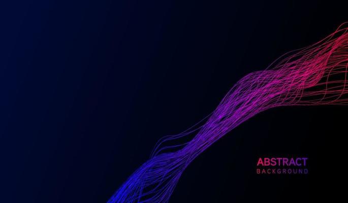abstract lights with a background dynamic beam
