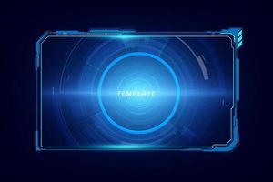 abstract hud ui gui future futuristic screen system virtual design vector