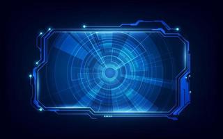 abstract hud ui gui future futuristic screen system virtual design vector